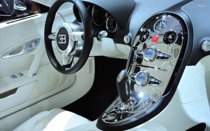 Athah Bugatti Veyron - Nocturne interior Poster Paper Print