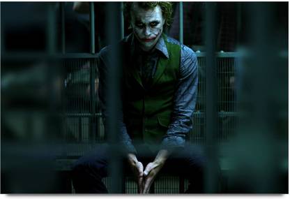 Joker in Prison Poster Paper Print