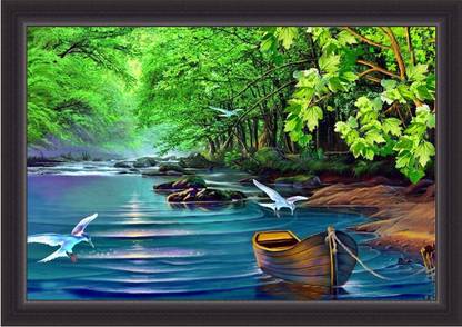 Oil Printing Art !!!!!!! Paper Print