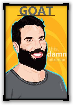 This Damn Dan Bilzerian Fan Art A4 Paper Print
