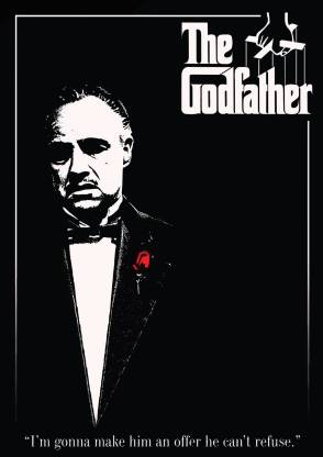 Posterskart The Godfather Quote Poster Paper Print