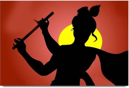 Amy Lord Krishna Abstract Shadow Art 3D Poster