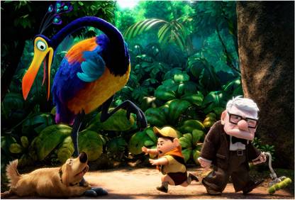 Up Cartoon Paper Print