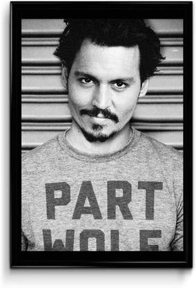 Johnny Depp Wolf Paper Print