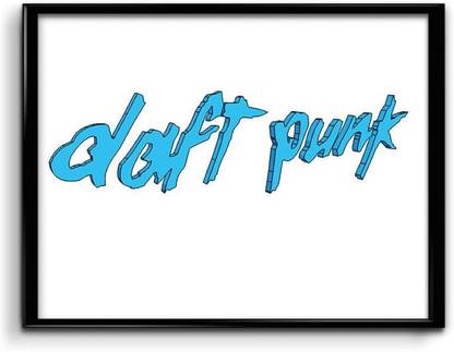 Daft Punk Minimal Canvas Art