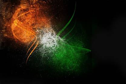 PrintingGali : Tri-color Indian Flag Posters Paper Print