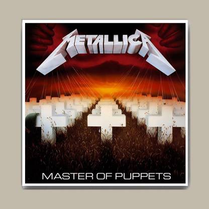 Metallica Master Of Puppets Album Cover Wall Hang Fine Art Print