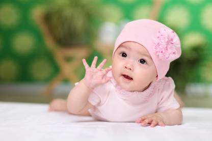 Child S Love Cute Baby In A Pink Dress Paper Print Children Posters In India Buy Art Film Design Movie Music Nature And Educational Paintings Wallpapers At Flipkart Com