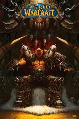 Posterhouzz World of Warcraft Garrosh Poster Paper Print