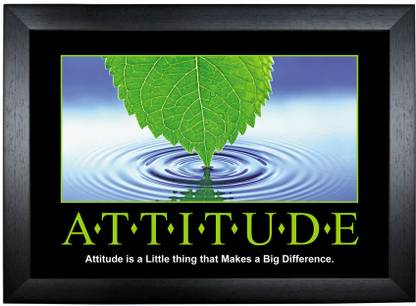 Attitude - Motivational Poster Photographic Paper