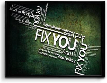 Coldplay,Fix You Canvas Art