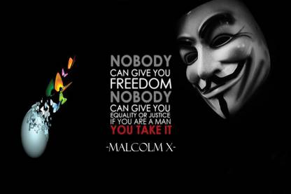Malcolm X Paper Poster 12"x18" Paper Print
