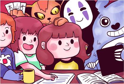 Anime Study Group Photographic Paper