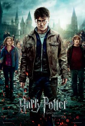 Harry Potter And The Deathly Hallows Part 2 Movie Poster (Officially Licensed) Paper Print