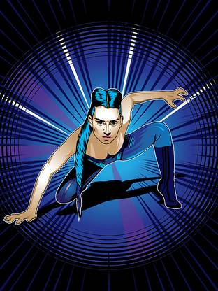 Krrish 3 Licensed kaya Poster by bluegape Paper Print