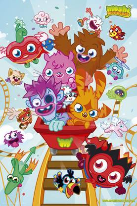 Moshi Monsters Paper Print