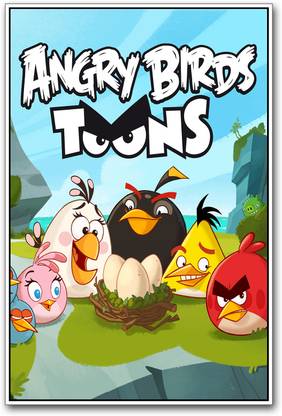 Angry Birds Toons Paper Print