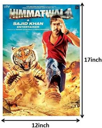 Himmatwala - Ajay Devgan - Tiger Paper Print
