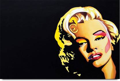 Beautiful Hollywood Actress D Paper Print