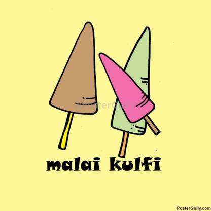 EurekaDesigns Posters Malai kulfi work Pradeesh K Fine Art Print
