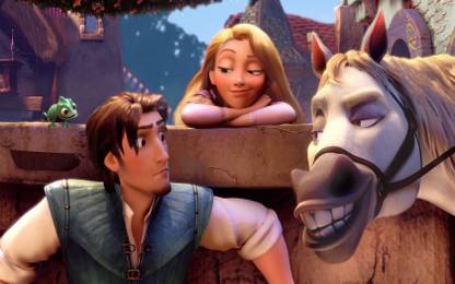 Movie Tangled HD Wallpaper Background Paper Print