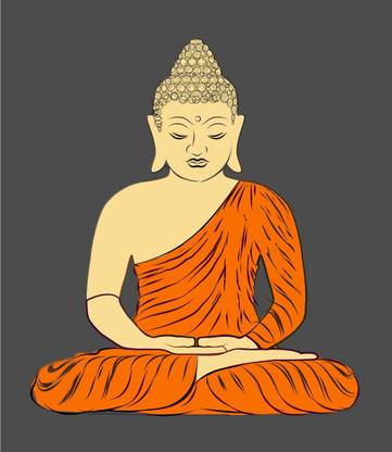 EurekaDesigns Budha Nirvana State Paper Print