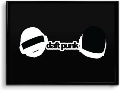 Daft Punk Minimal Paper Print