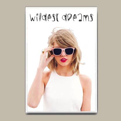 Taylor Swift Wildest Dreams Wall Hang Fine Art Print