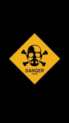 AnanyaDesigns Danger Toic Wall Poster Paper Print