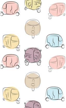 EurekaDesigns Rickshaw coming your way Paper Print