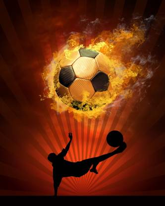Wonder Images Football Lover Canvas Art With Back Framing Canvas Art
