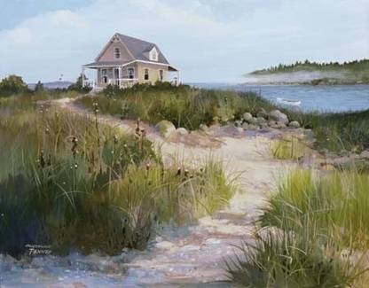 Island Retreat Fine Art Print