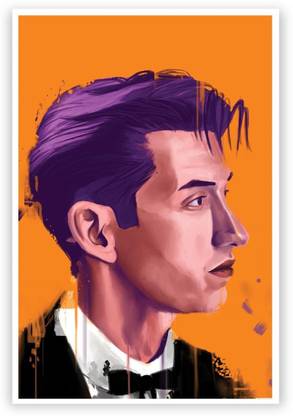 Athah Poster Alex Turner Artic Monkeys Pop Music Band Paper Print