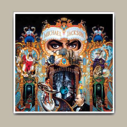 Michael Jackson Dangerous Album Cover Wall Hang Fine Art Print