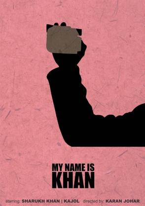 EurekaDesigns Posters My Name Is Khan Bollywood Fine Art Print