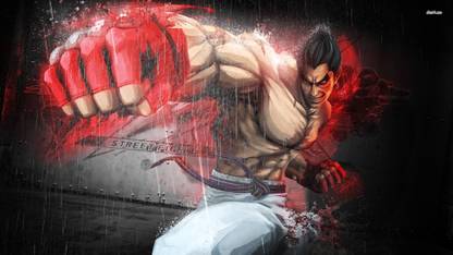 Kazuya Mishima - Street Fighter X Tekken Athah Fine Quality Poster Paper Print