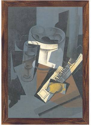 Still Life with Newspaper (Code JG367) Canvas Art