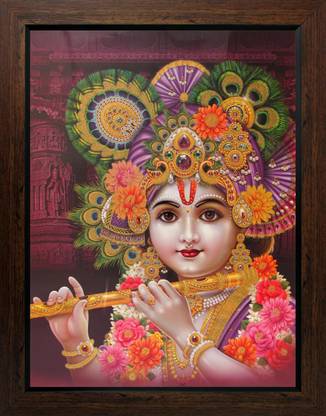 Lord Krishna / Shree Krishna Poster Paper Print