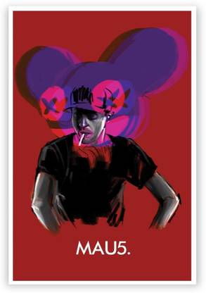 Athah Poster Dead Mau Mouse EDM Fan Paper Print