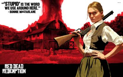 Bonnie MacFarlane - Red Dead Redemption Athah Fine Quality Poster Paper Print