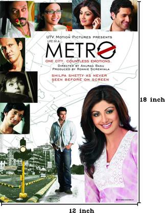 Life in a Metro Paper Print