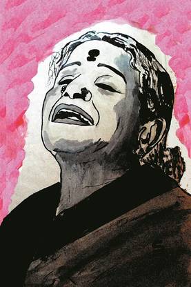 M S Subbulakshmi | Carnatic Music Photographic Paper