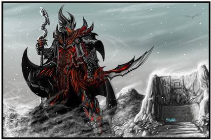 Skyrim Posters - Game Poster - #Gaming Photographic Paper