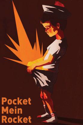Rocket In Pocket Paper Print