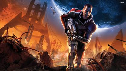 Commander Shepard - Mass Effect 2 Athah Fine Quality Poster Paper Print