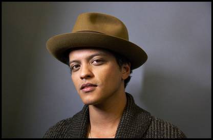 Bruno Mars Poster Paper Print