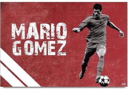 Mario Gomez Football Player Paper Print