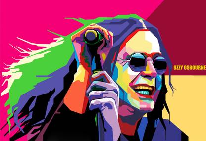 Ozzy Osbourne HD Poster Art Bshi4297 Photographic Paper