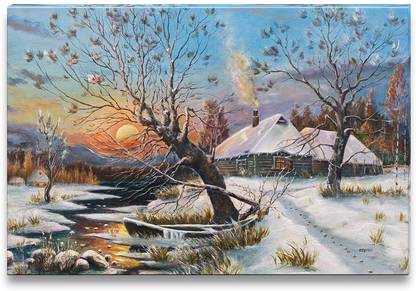 Mural Painting by Russian Artist Canvas Art