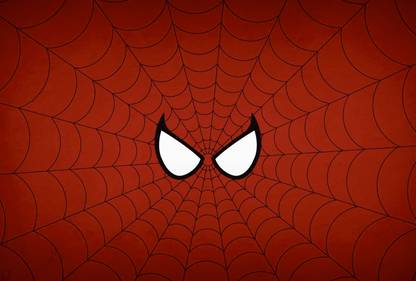 Spiderman Minimalist Paper Print